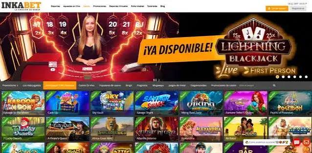 Casino Online Inkabet Perú: Tragamonedas, Casino en Vivo y Póker